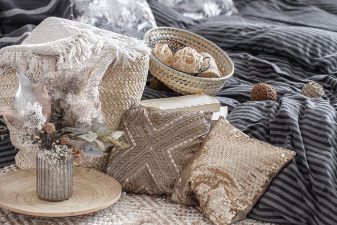 Boho interior design style